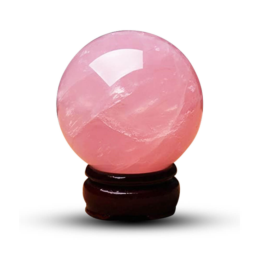 Pink Rose Quartz Ball